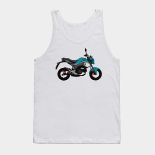 Motorcycle Honda Grom 2020 Blue Raspberry Tank Top